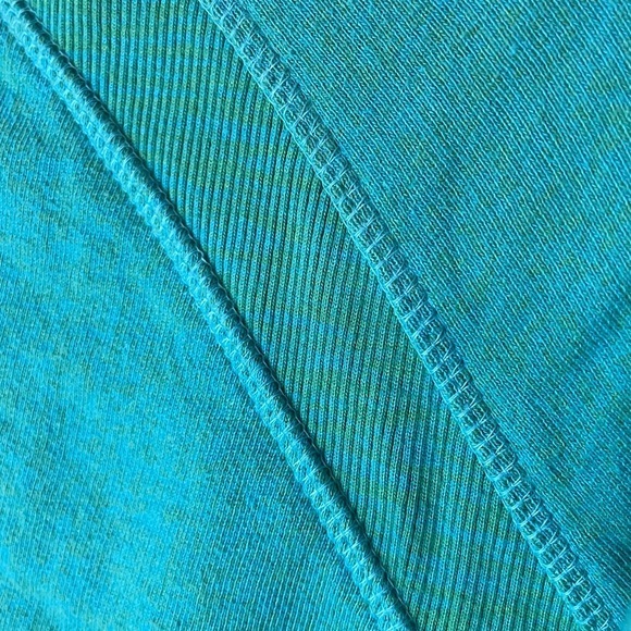 Prana Green and Turquoise Zip Up Hoodie‎ with Pockets Size XS - Picture 4 of 7